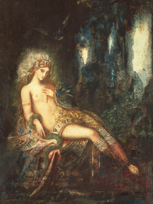 Gustave Moreau | Гюстав Моро - Богиня на скале