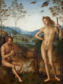 Pietro Perugino | Пьетро Перуджино - Аполлон и Дафнис