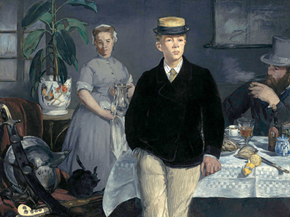 Edouard Manet | Эдуард Мане - Завтрак в мастерской, 1868