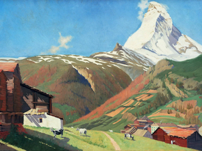 Felix Vallotton - View of Zermatt Felix valloton | Феликс Валлоттон
