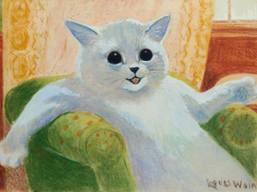 Louis William Wain - A moment's rest | Луис Уильям Уэйн
