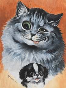 Louis William Wain - I've Bought Him - He's My Pet | Луис Уильям Уэйн