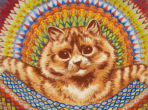 Louis William Wain - Psychedelic Cat | Луис Уильям Уэйн