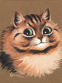 Louis William Wain - Smiling Cat | Луис Уильям Уэйн