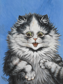 Louis William Wain - Surprise! | Луис Уильям Уэйн