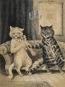 Louis William Wain - The advance | Луис Уильям Уэйн