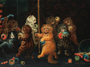 Louis William Wain - The Maypole | Луис Уильям Уэйн