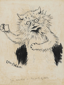 Louis William Wain - You call that a ha'penth of milk | Луис Уильям Уэйн