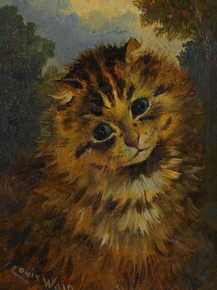 Louis William Wain - You flatter me! | Луис Уильям Уэйн
