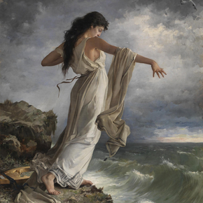 Miguel Carbonell Selva - Death of Sappho, 1881