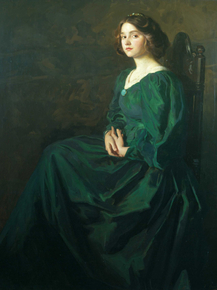 Thomas Edwin Mostyn | Томас Эдвин Мостин - Зеленое Платье