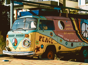 Volkswagen Retro VW T1 - Хиппи фургон