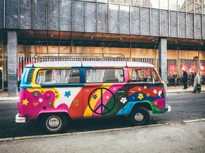 Volkswagen Retro VW T1 - Хиппи фургон