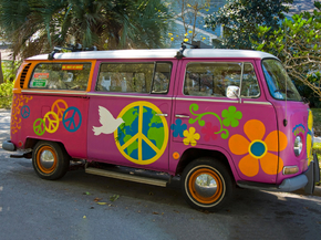 Volkswagen Retro VW T1 - Хиппи фургон