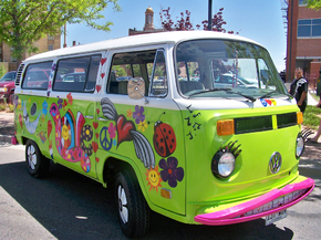 Volkswagen Retro VW T1 - Хиппи фургон