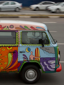 Volkswagen Retro VW T1 - Хиппи фургон