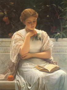 Charles Edward Perugini | Чарльз Эдуард Перугини - В оранжерее