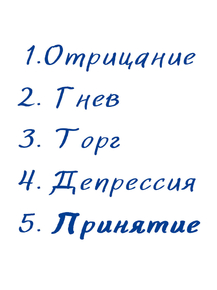 Стадии принятия Стадии принятия