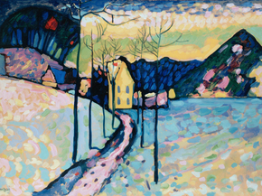 Kandinsky Wassily - Winter Landscape | Кандинский Василий - Зимний пейзаж