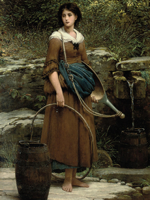George Dunlop Leslie - The Nut Brown Maid | Джордж Данлоп Лесли - Орехово-коричневая горничная
