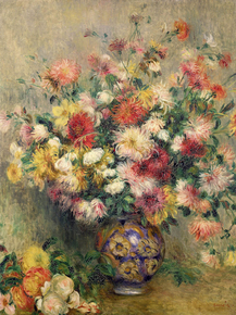 Pierr - Auguste Renoir | Огюст Ренуар - Хризантемы