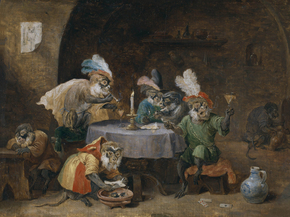 David Teniers Jonge | Тенирс Давид Младший - Обезьяны