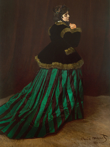 Monet Claude | Клод Моне - Камилла Донсье, 1866