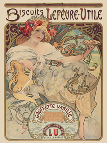 Mucha Alphonse | Альфонс Муха - Плакат с ванильными вафлями