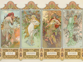 Mucha Alphonse | Альфонс Муха - Времена года