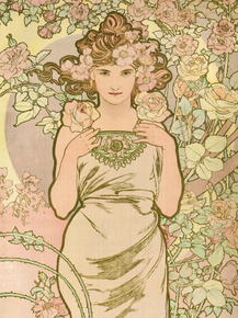 Mucha Alphonse | Альфонс Муха - Женщина в цвету