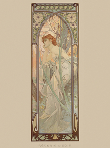 Mucha Alphonse | Альфонс Муха - Моменты дня. Ночное созерцание