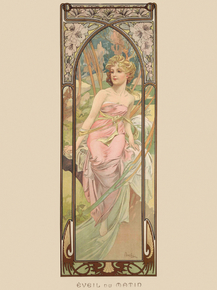 Mucha Alphonse | Альфонс Муха - Моменты дня. Просыпайся утром