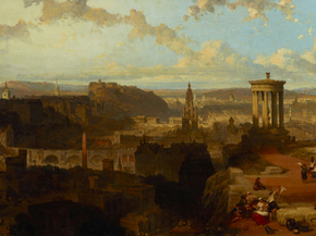 David Roberts - Edinburgh from the Calton Hill | Дэвид Робертс
