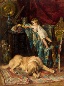 Маковский Константин Егорович - В мастерской художника. 1881