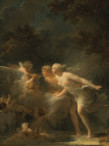 Jean-Honore Fragonard | Жан-Оноре Фрагонар - Фонтан любви