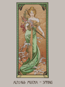 Mucha Alphonse - Four Seasons. Spring | Альфонс Муха