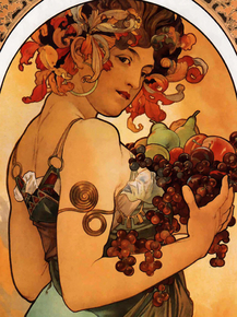 Mucha Alphonse - Fruit litho | Альфонс Муха
