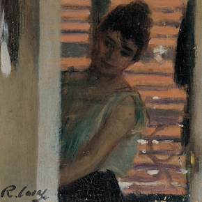 Ramon Casas - Woman Against a Blind | Рамон Касас