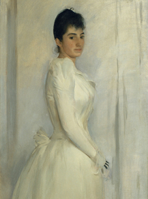 Ramon Casas - Portrait of Montserrat Carbo | Рамон Касас