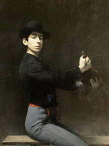 Ramon Casas - Self-portrait | Рамон Касас