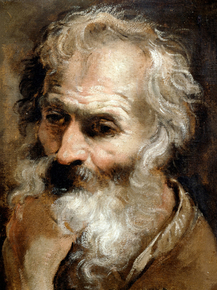 Annibale Carracci - Head of an Old Man | Аннибале Карраччи