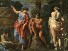 Annibale Carracci - Hercules at the Crossroads | Аннибале Карраччи