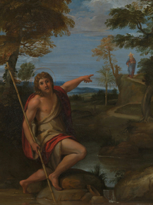 Annibale Carracci - Saint John the Baptist Bearing | Аннибале Карраччи