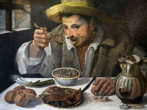 Annibale Carracci - The Beaneater. Mangiafagioli | Аннибале Карраччи