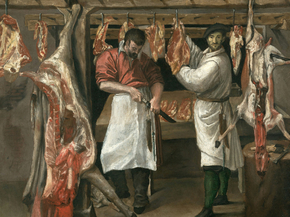 Annibale Carracci - The Butchers Shop | Аннибале Карраччи