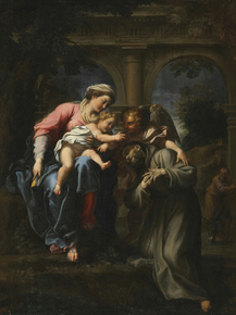 Annibale Carracci - The Vision of Saint Francis | Аннибале Карраччи