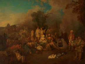 Antoine Watteau - Bivouac | Антуан Ватто