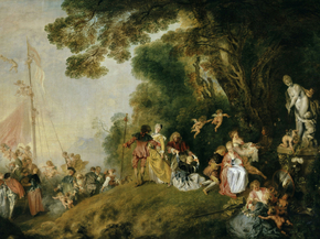 Antoine Watteau - Die Einschiffung nach Cythera | Антуан Ватто