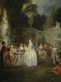 Antoine Watteau - Fetes Venitiennes | Антуан Ватто