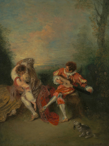 Antoine Watteau - La Surprise | Антуан Ватто